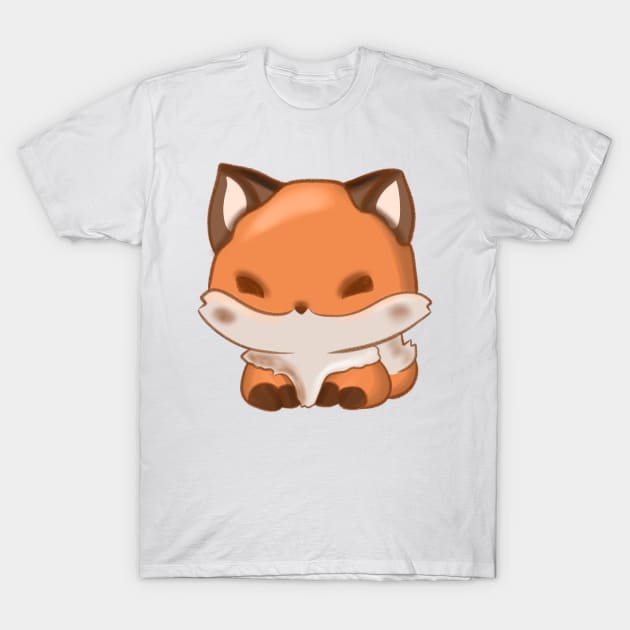 Cute fox T-Shirt by Eikia